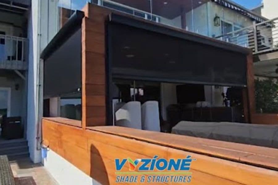 vizione motorized retractable screen